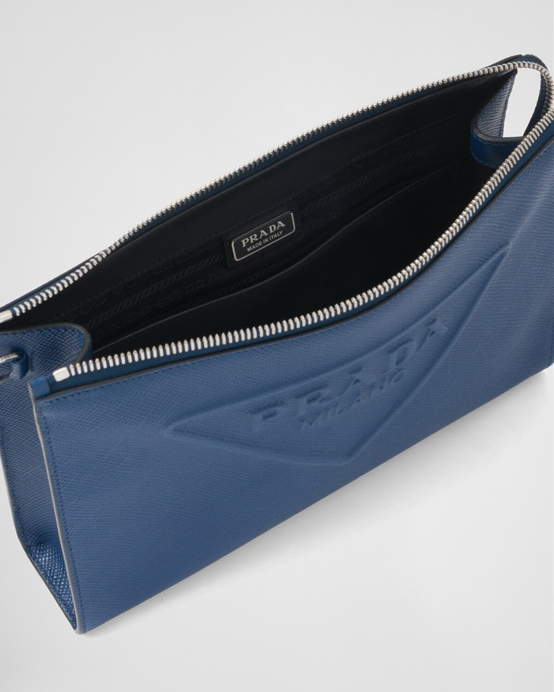 Saffiano leather pouch 5