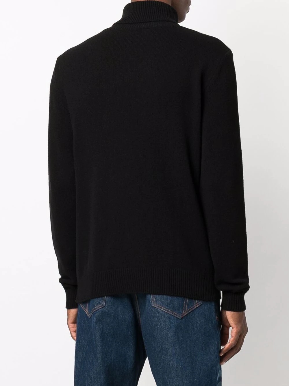 painted-logo cashmere jumper - 4