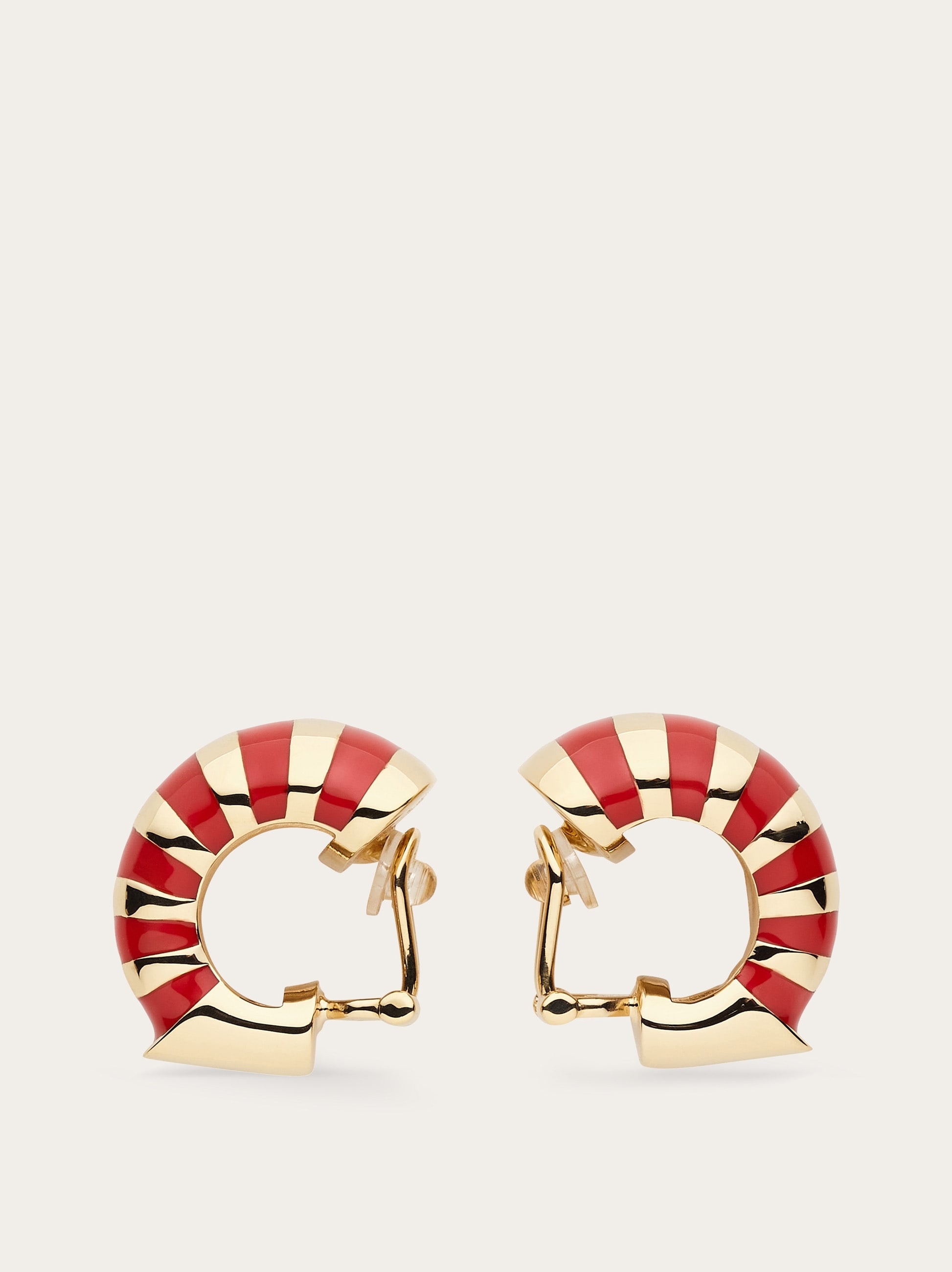 Two tone earrings - 1