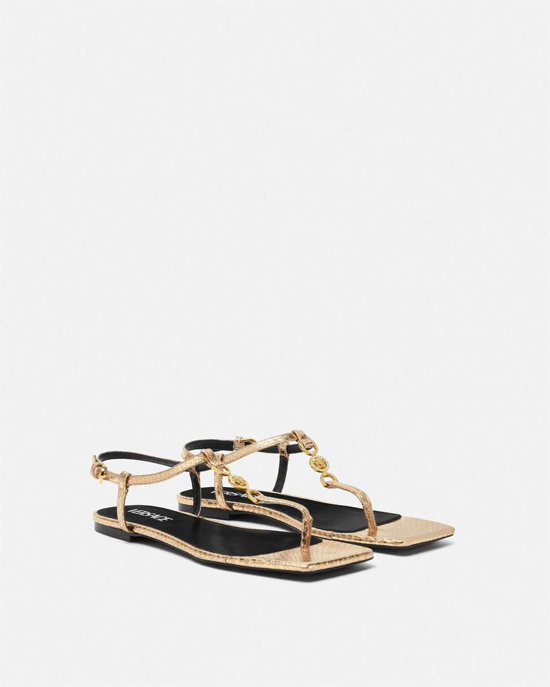 VERSACE Crystal Medusa '95 Flat Sandals outlook