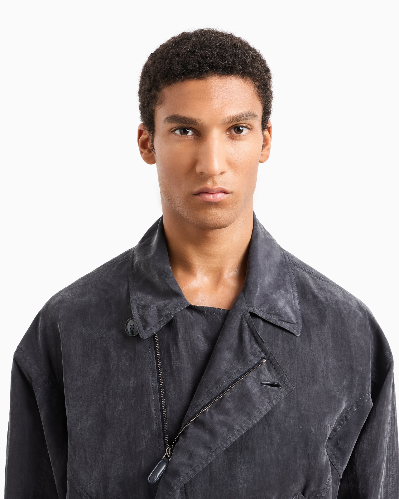 FADED LYOCELL CANVAS BLOUSON - 5