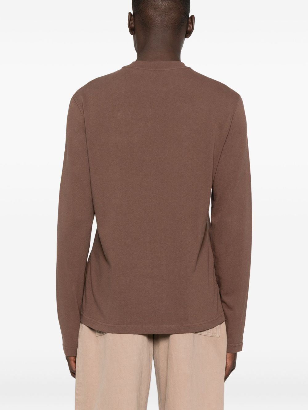 logo-detail long-sleeve sweatshirt - 3