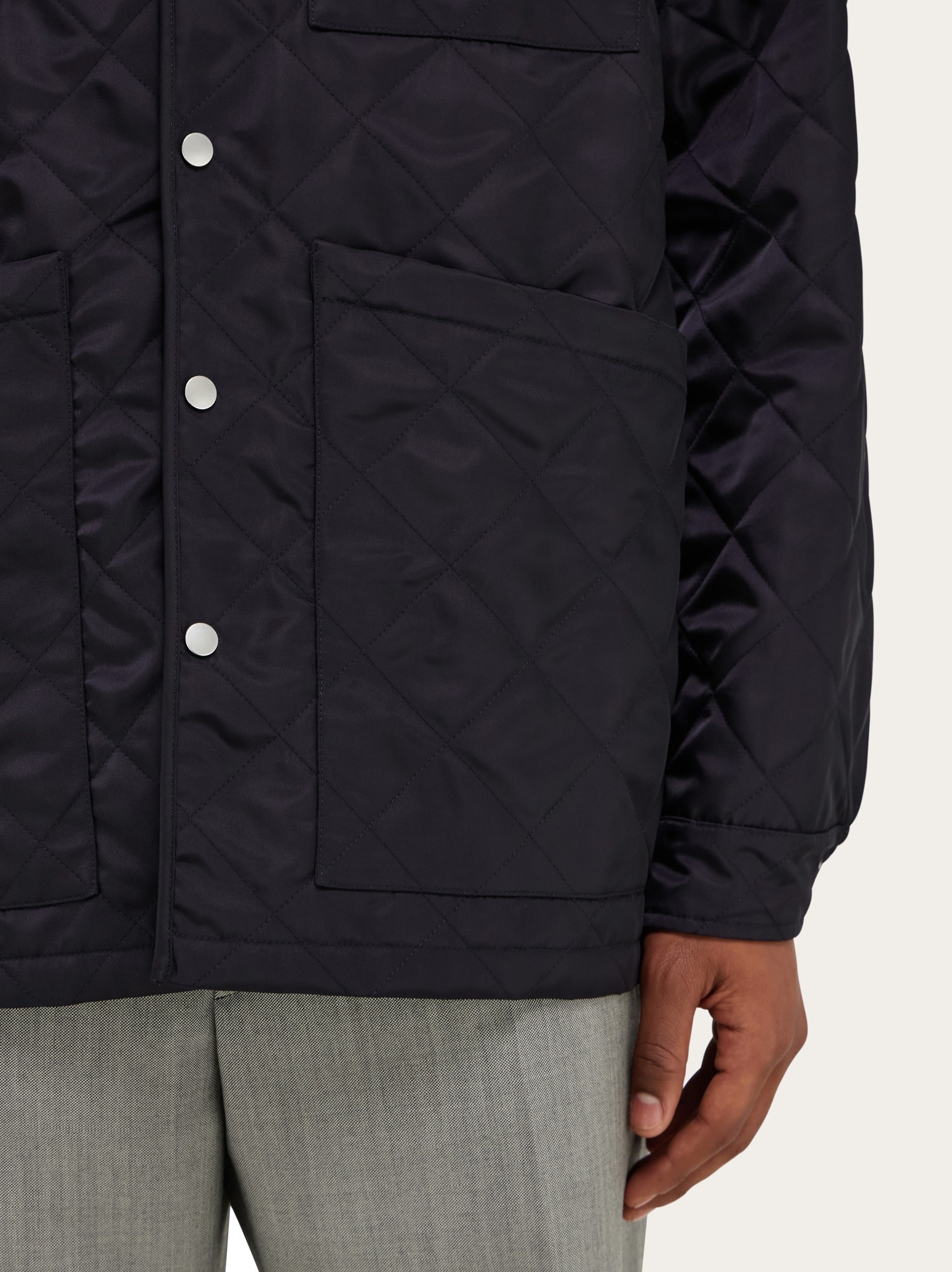 Quilted blouson - 6