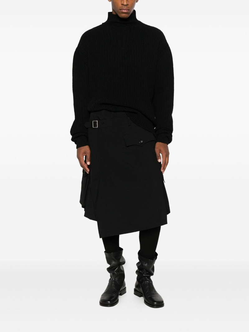 Comme des Garçons SHIRT layered pocket-detail skirt outlook