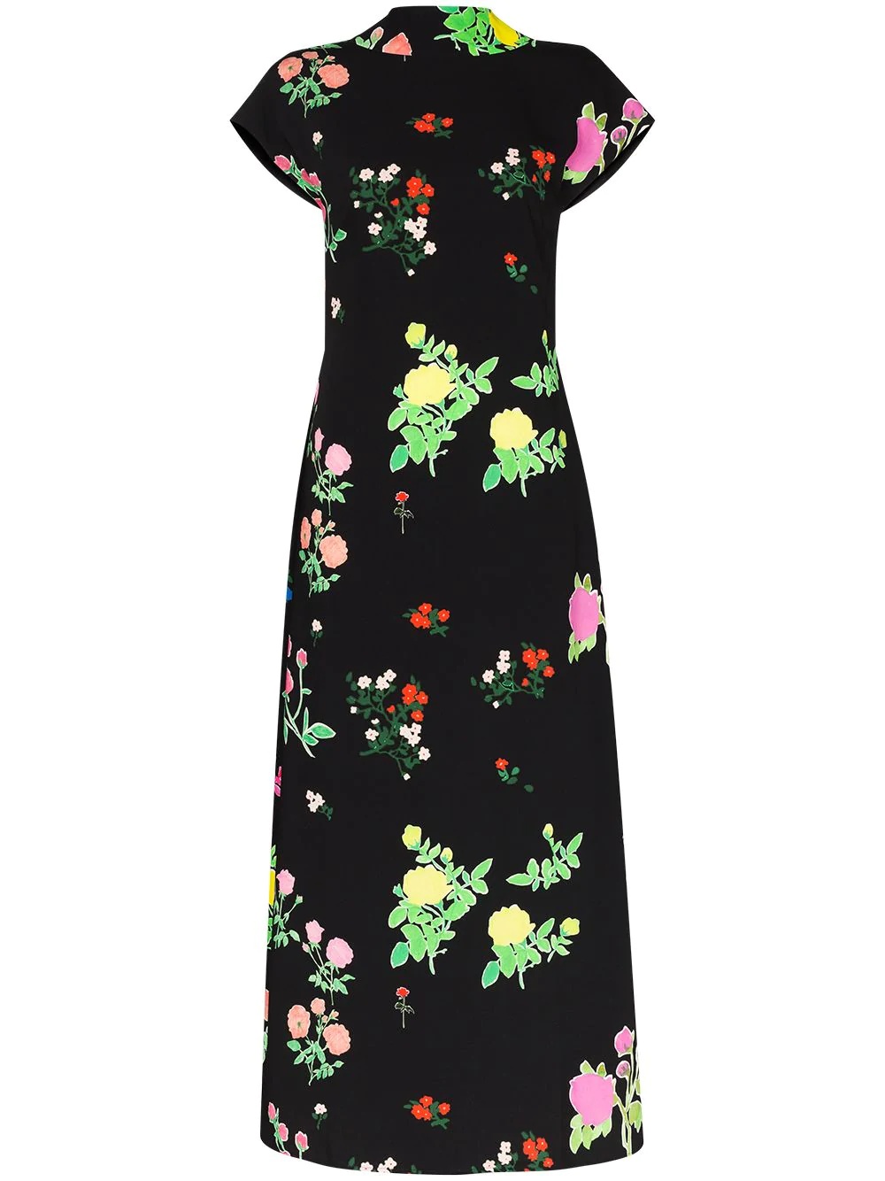 Valentine floral-print midi dress - 1