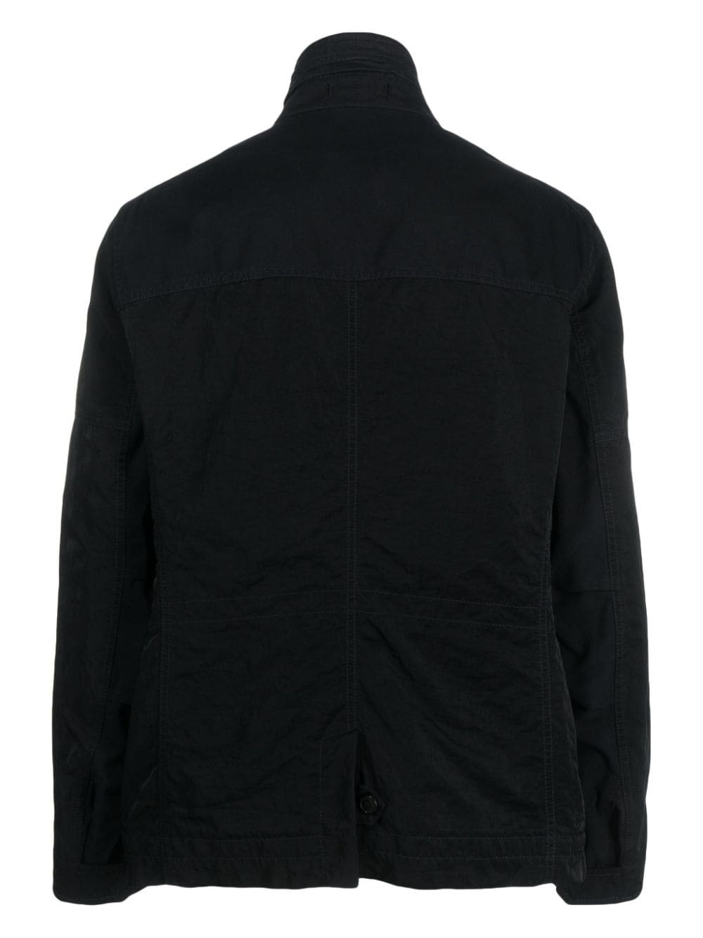 button-up cotton shirt jacket - 2