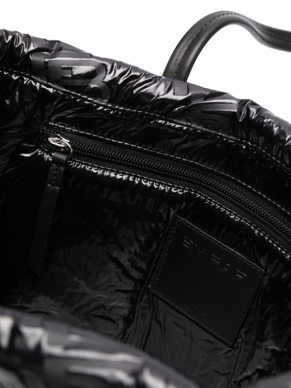 logo-embossed tote bag - 5