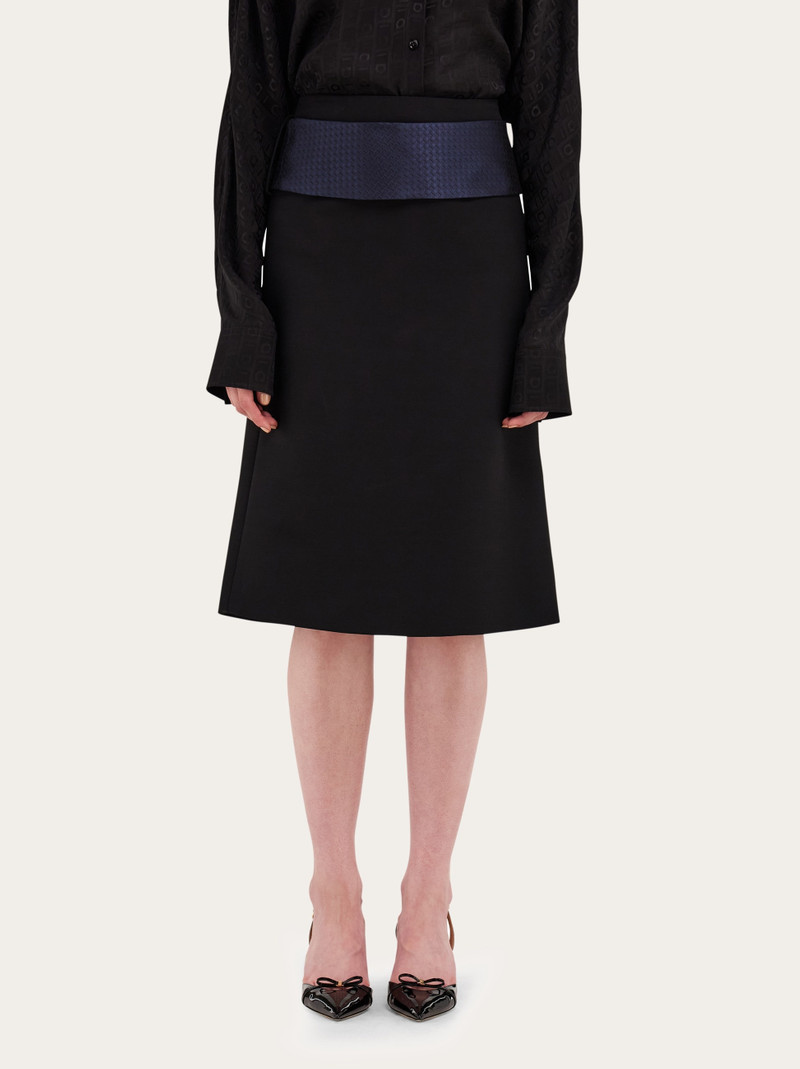 FERRAGAMO Belted skirt outlook
