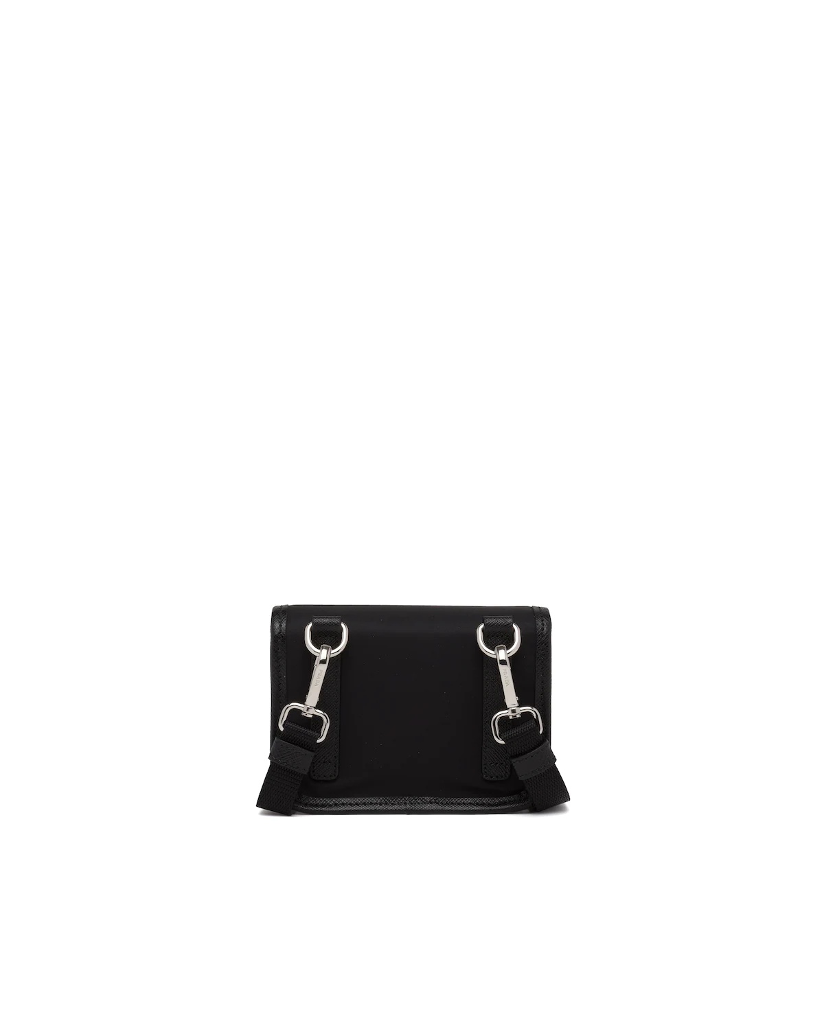 Re-Nylon and Saffiano leather mini pouch - 3