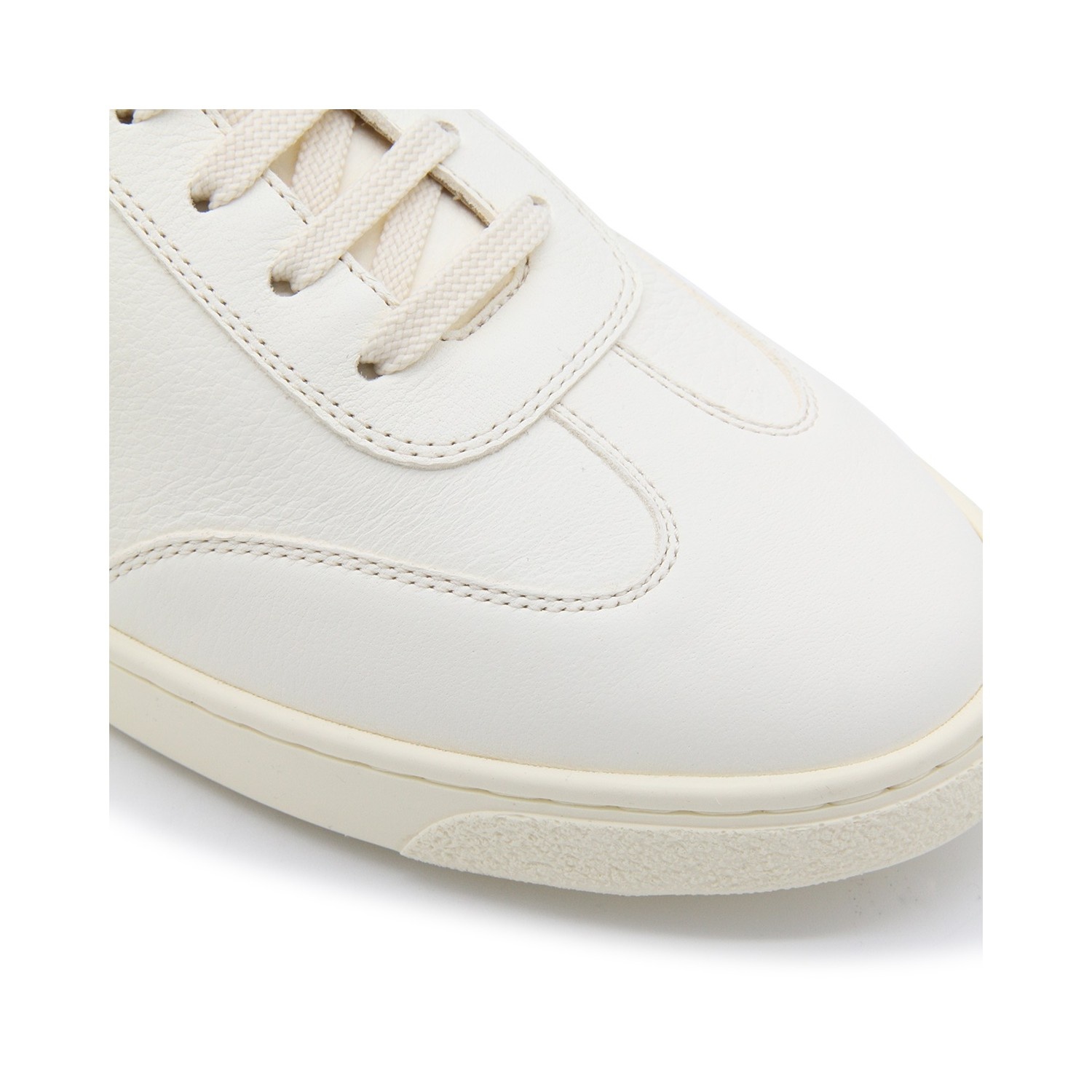 WHITE LEATHER SNEAKERS - 4