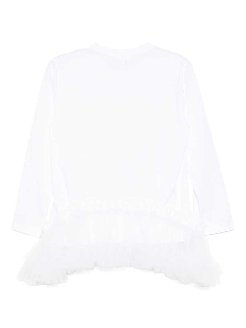 Noir Kei Ninomiya tulle skirt T-shirt outlook