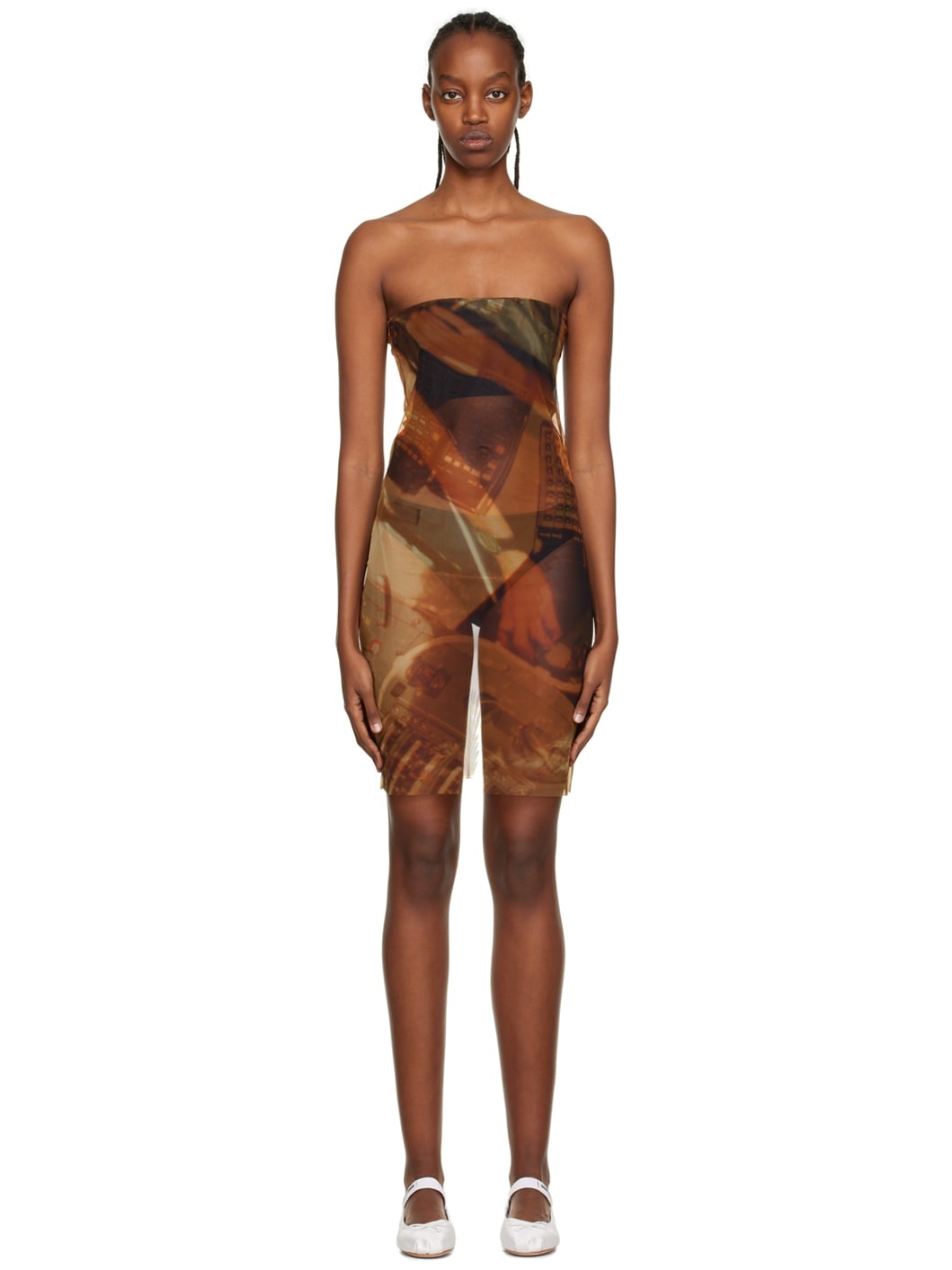 Yellow Anti Gravity Minidress - 1