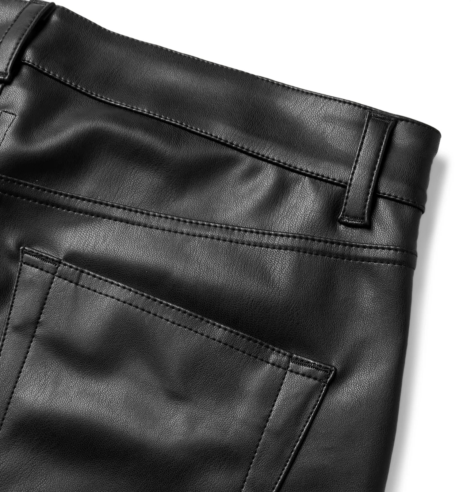 DRKSHDW Tyrone Slim-Fit Faux Leather Trousers - 5