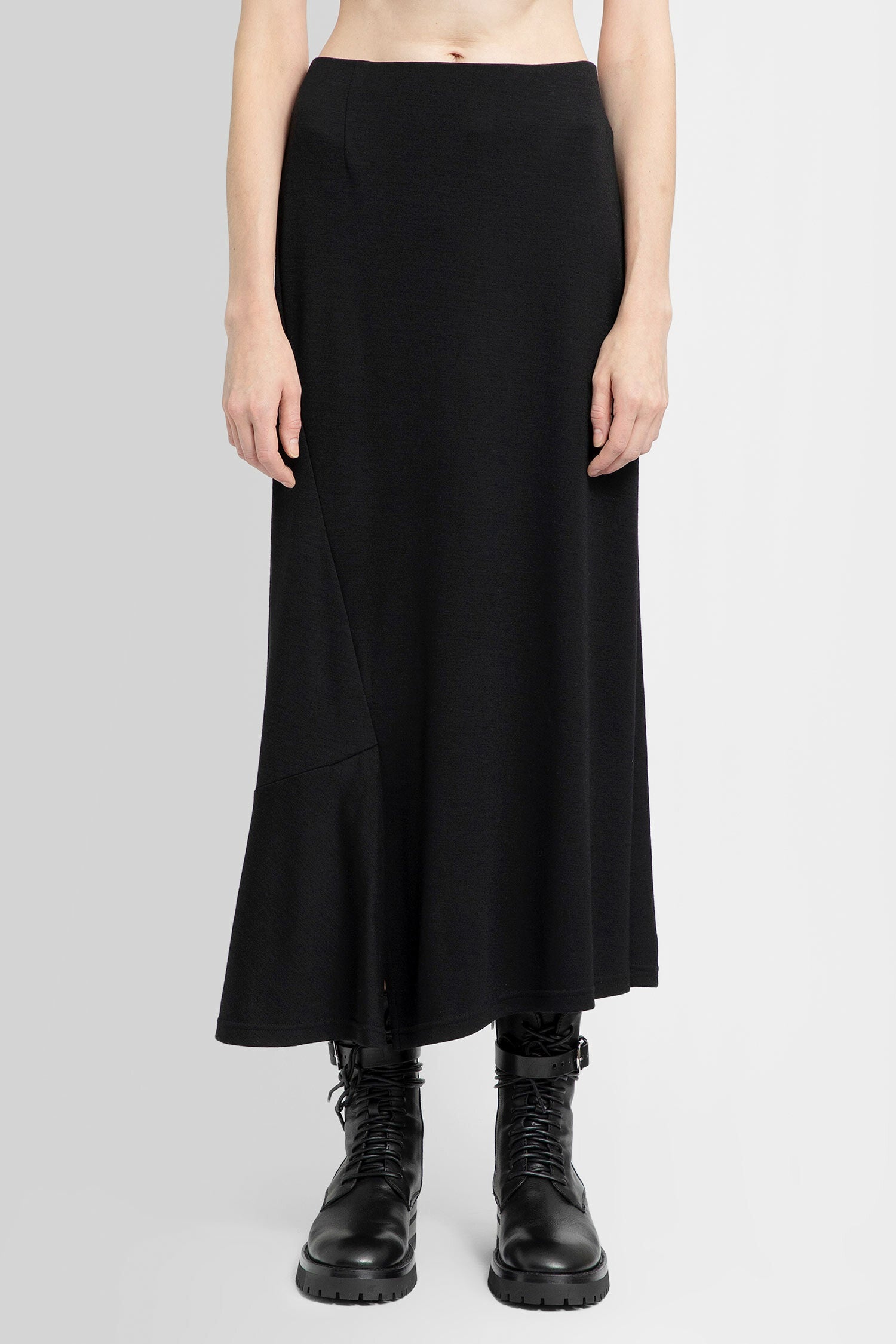 Yohji Yamamoto YOHJI YAMAMOTO WOMAN BLACK SKIRTS | REVERSIBLE