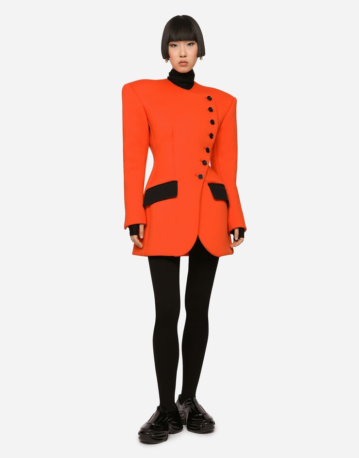 Technical jersey jacket with side fastening - 4