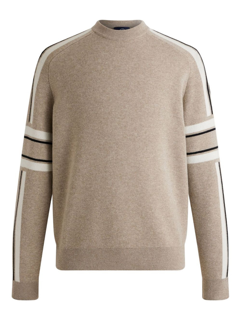 jacquard-striped sweater 1