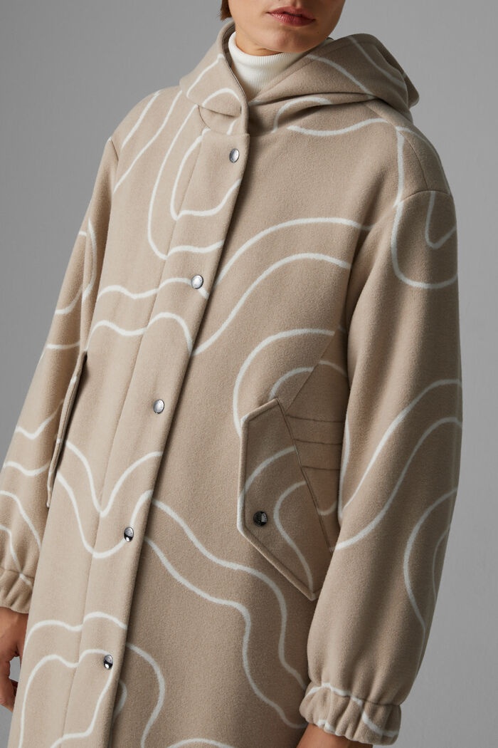 Janna Wool coat in Light beige - 5