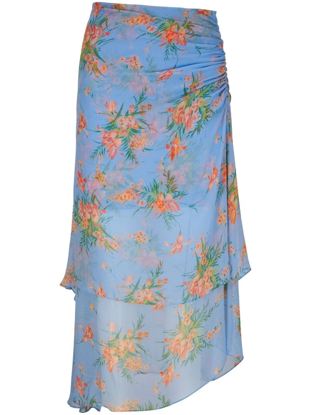 Sira floral-print midi skirt - 1