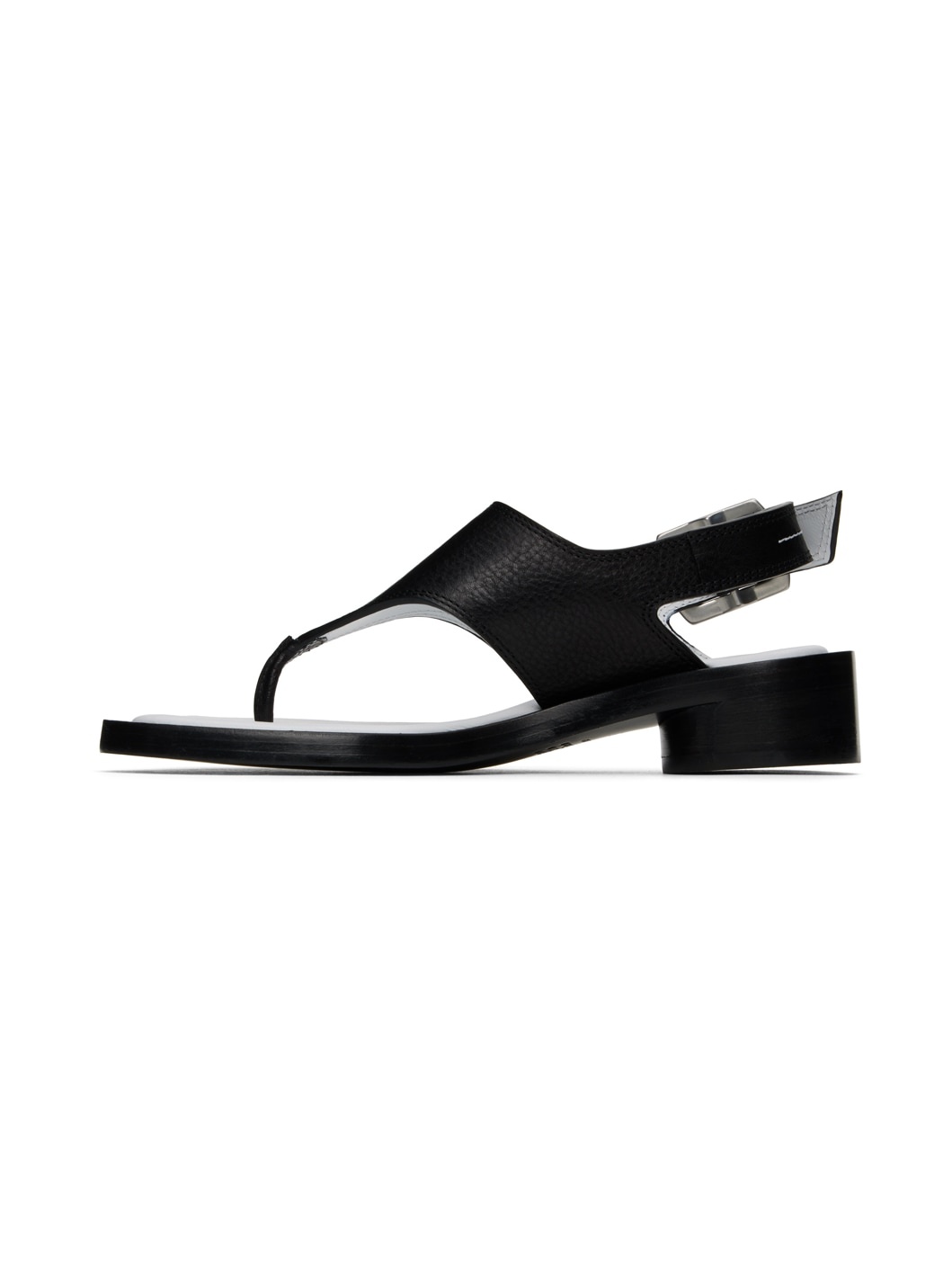 Black Anatomic Sandals - 3