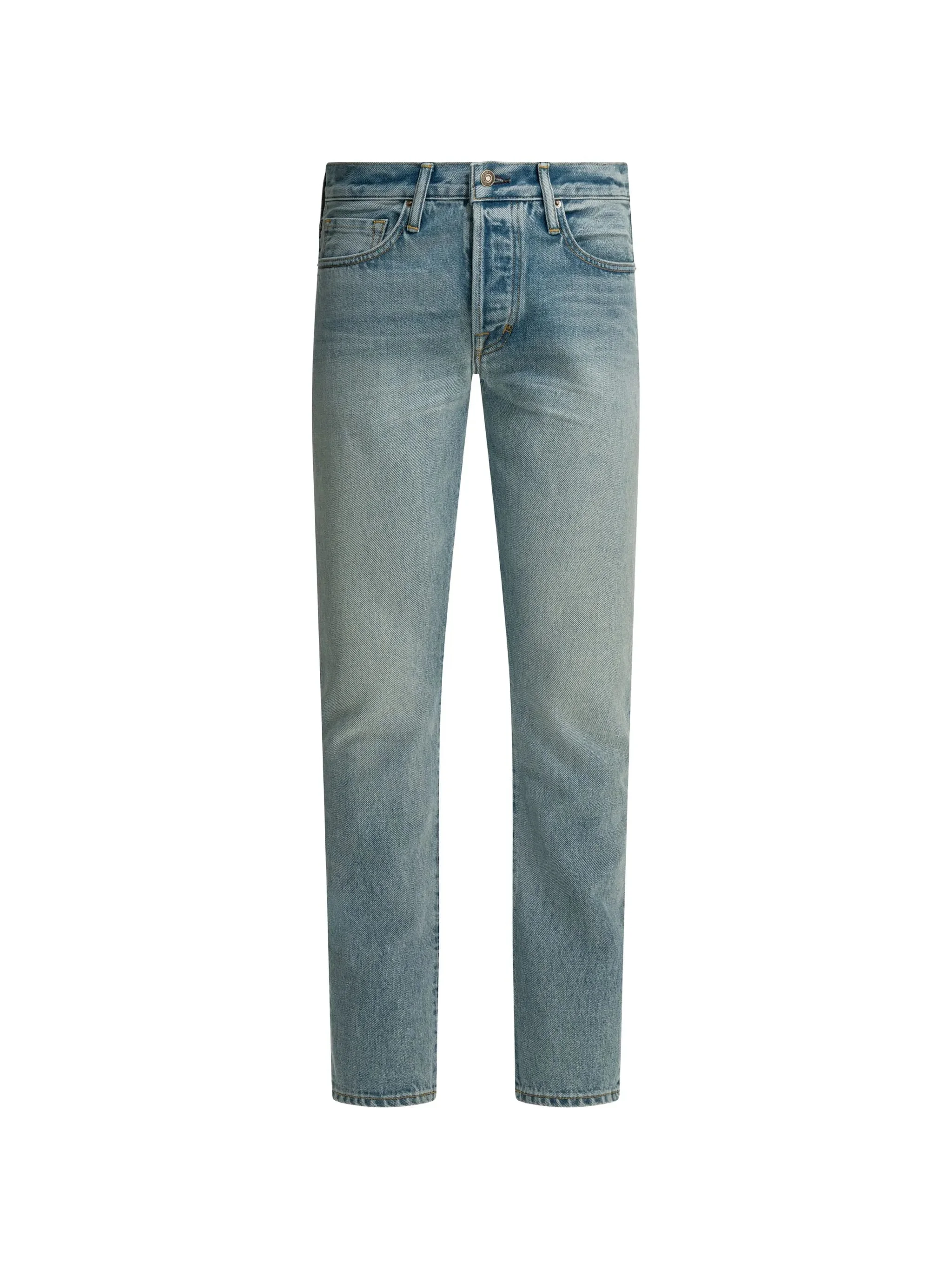 Tom Ford Button Cotton Jeans - 1