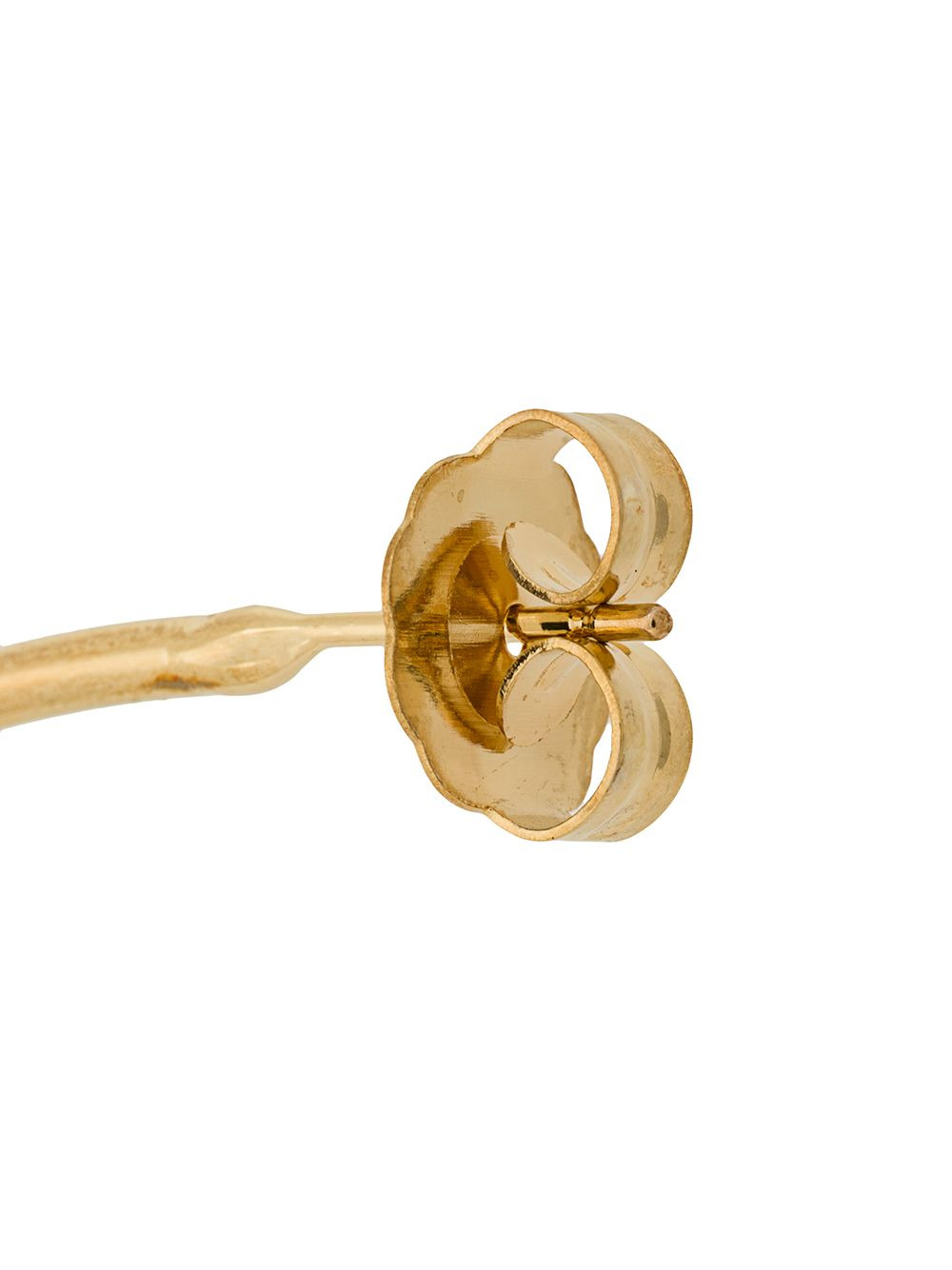 oversized single hoop earring - 4