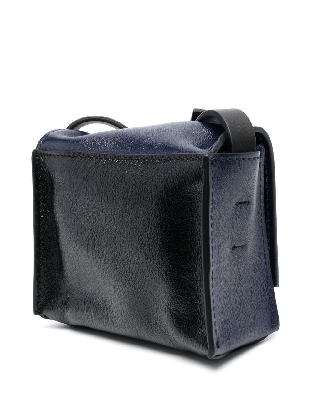 logo-print messenger bag - 3