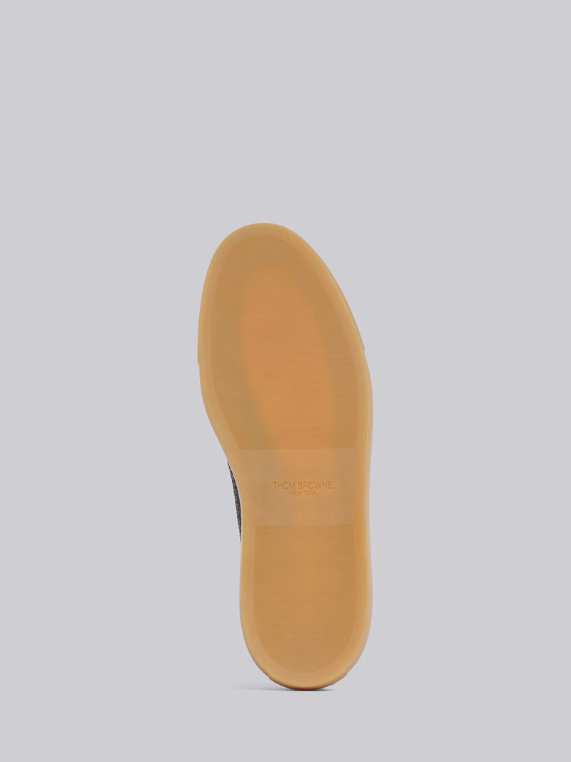 Black Pebbled Calfskin Longwing Brogue Trainer 5