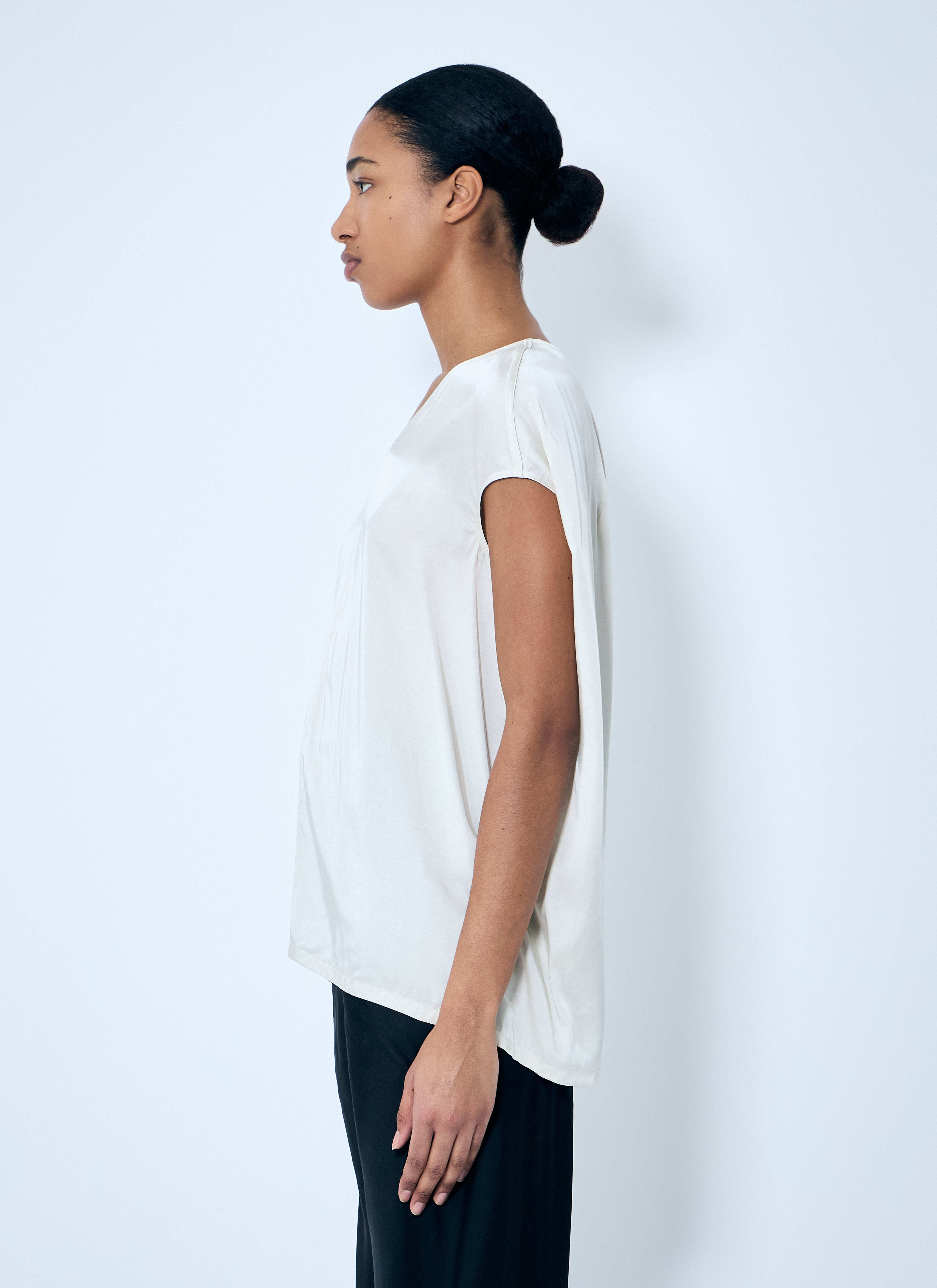 Rick Owens Women Dinge Satin Top - 3