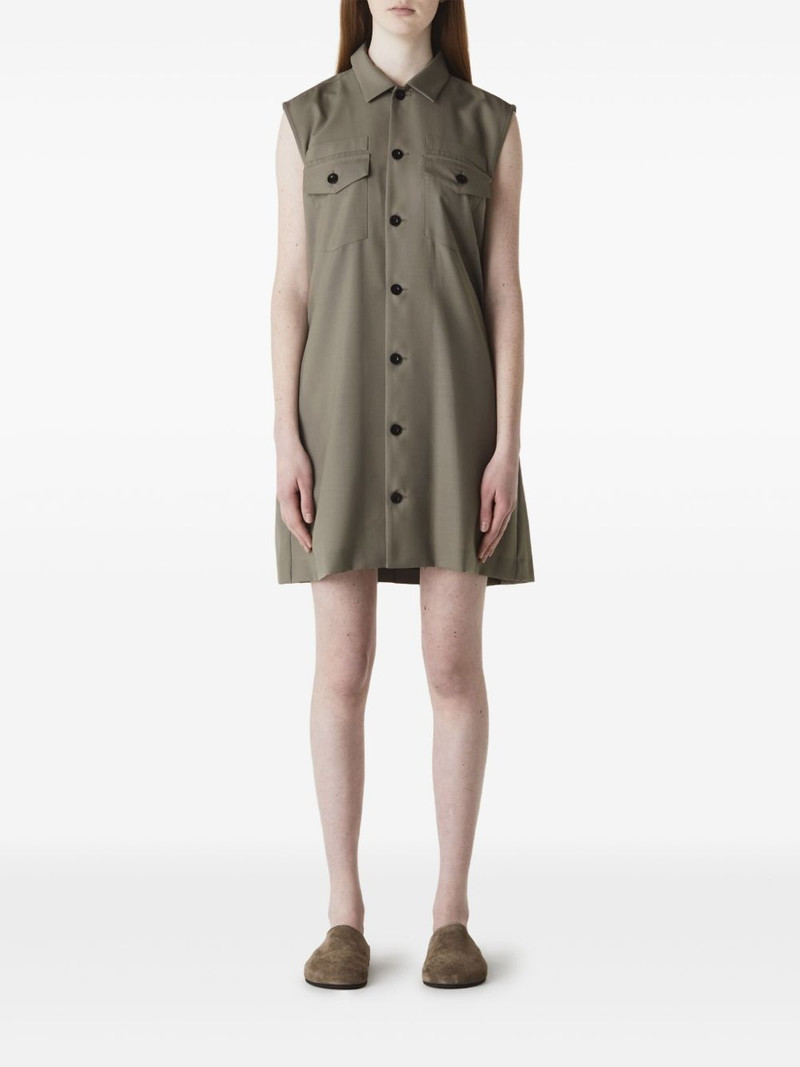 sacai wool-blend dress outlook