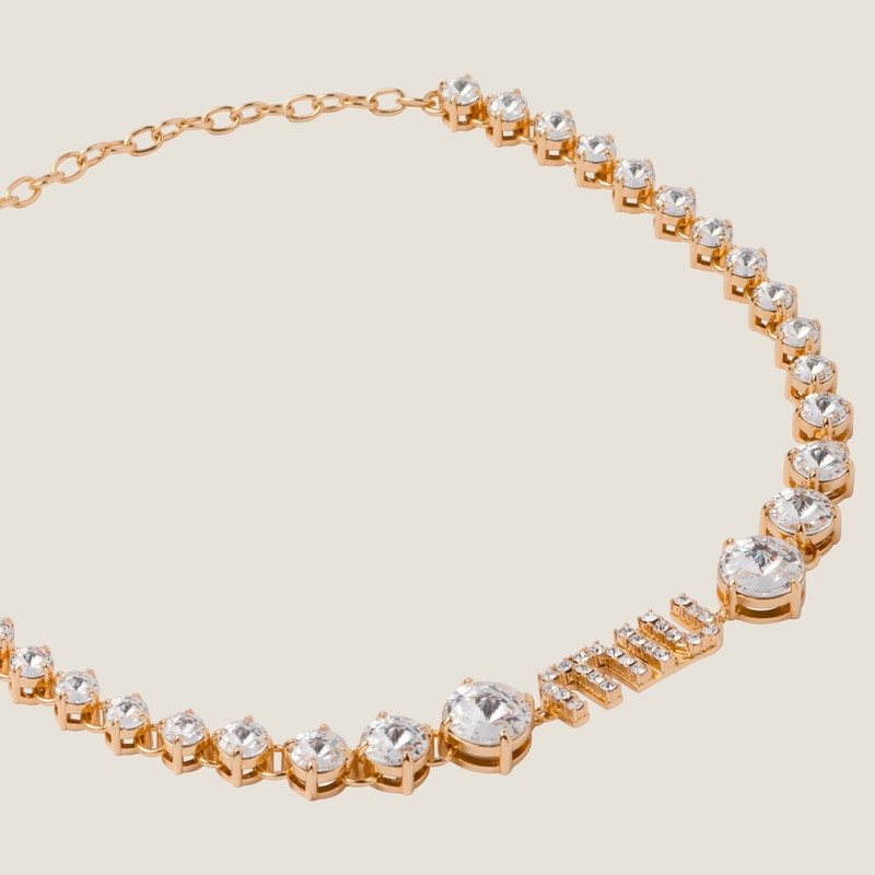 Miu Miu Crystal necklace outlook