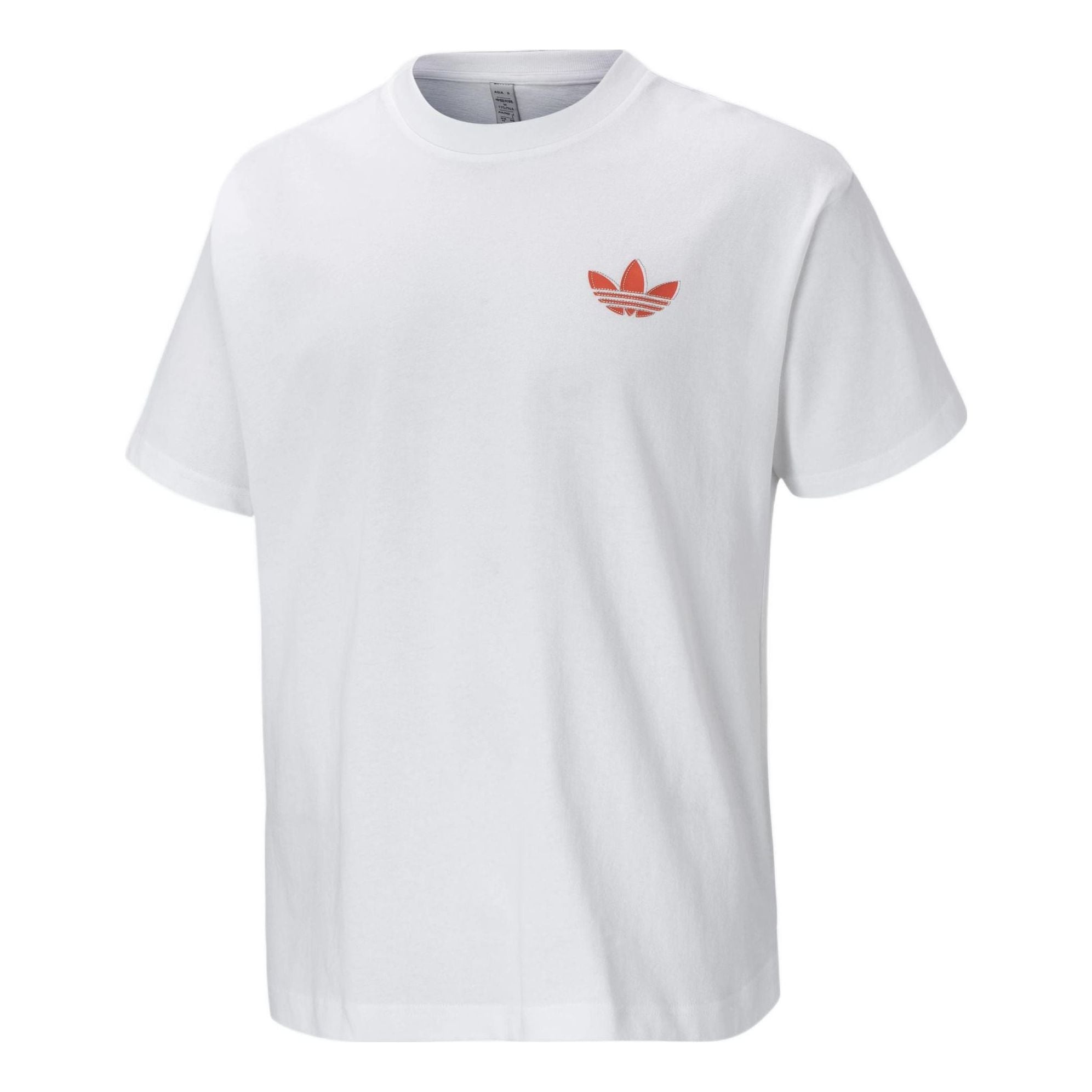 adidas originals Cotton Logo Short Sleeve Unisex White T-Shirt H47112 - 1