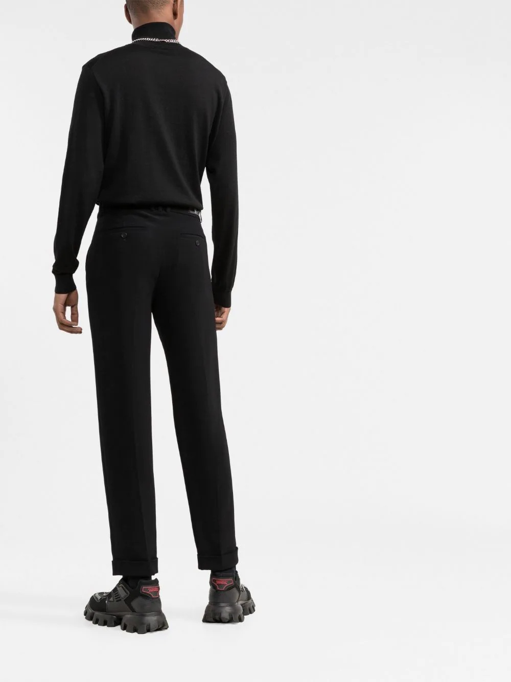 straight-leg trousers - 4