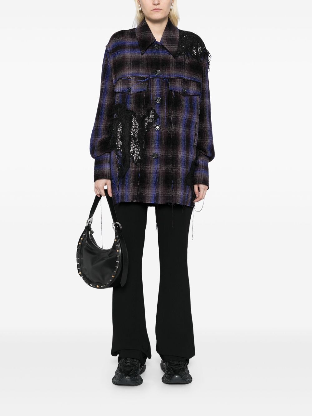 check pattern jacket - 2