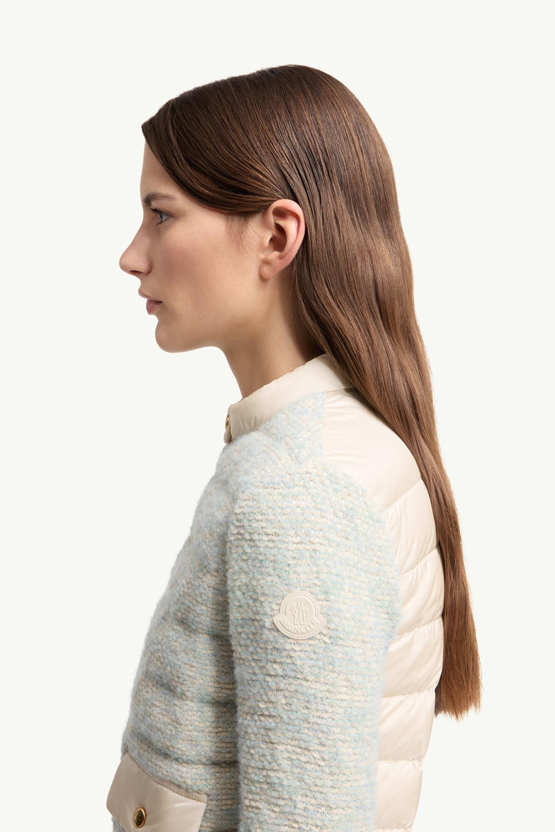Wool & Alpaca Blend Padded Zip-Up Cardigan 3