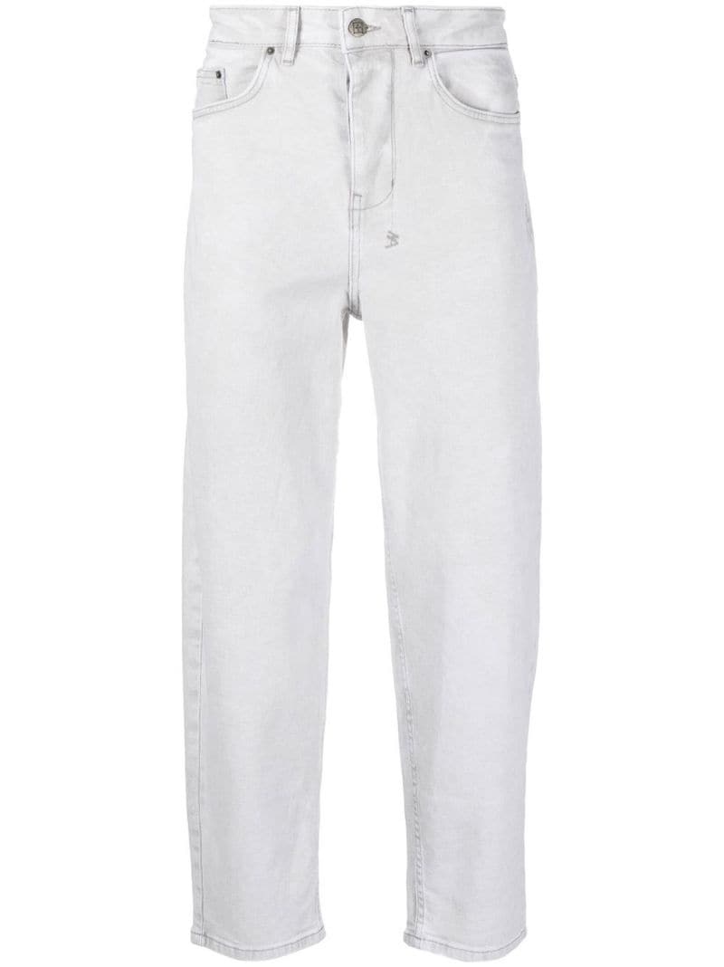 logo-tag mid-rise jeans - 1