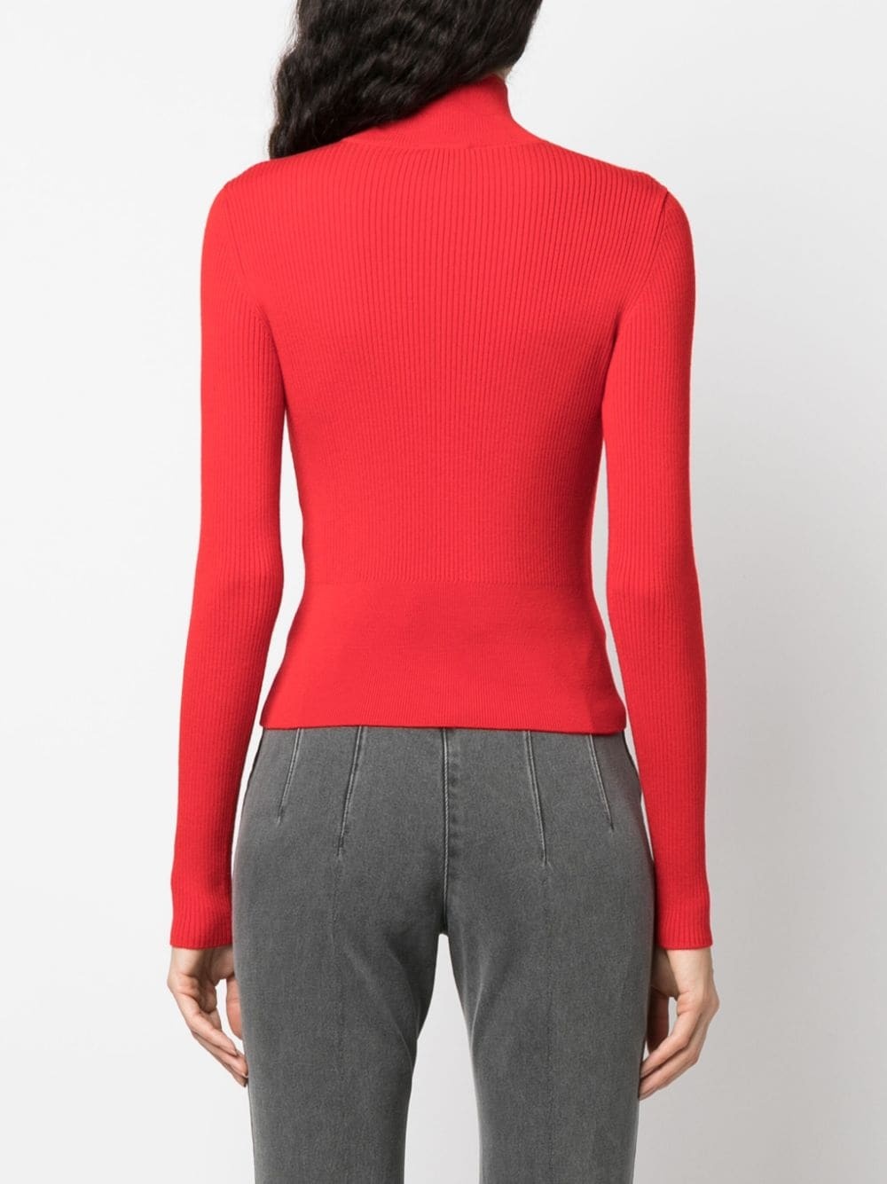 merino-blend mock-neck jumper - 8