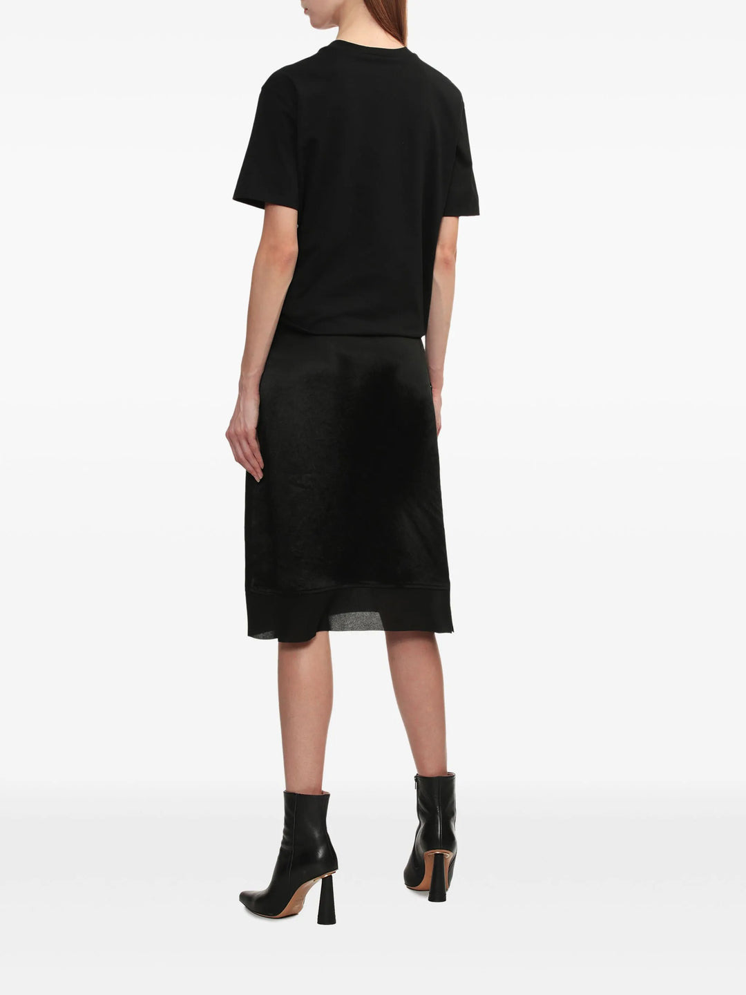 Draped T-Shirt Slip Combo Dress - 4
