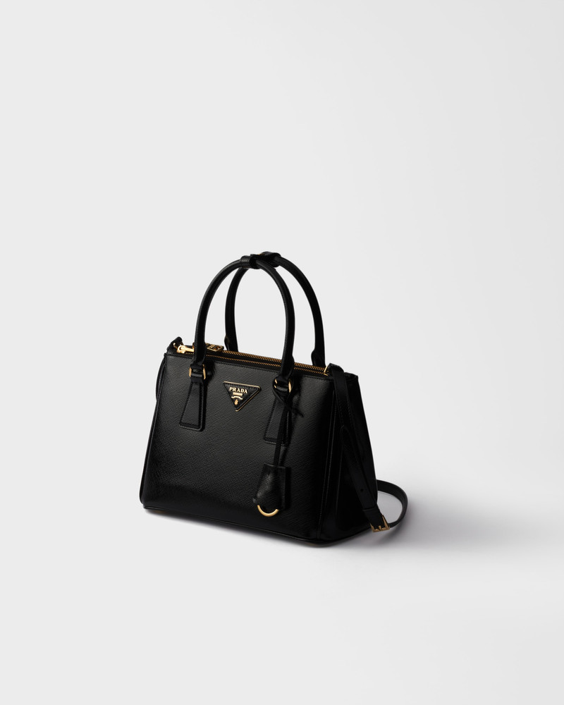 Prada Prada Galleria small patent Saffiano leather bag outlook