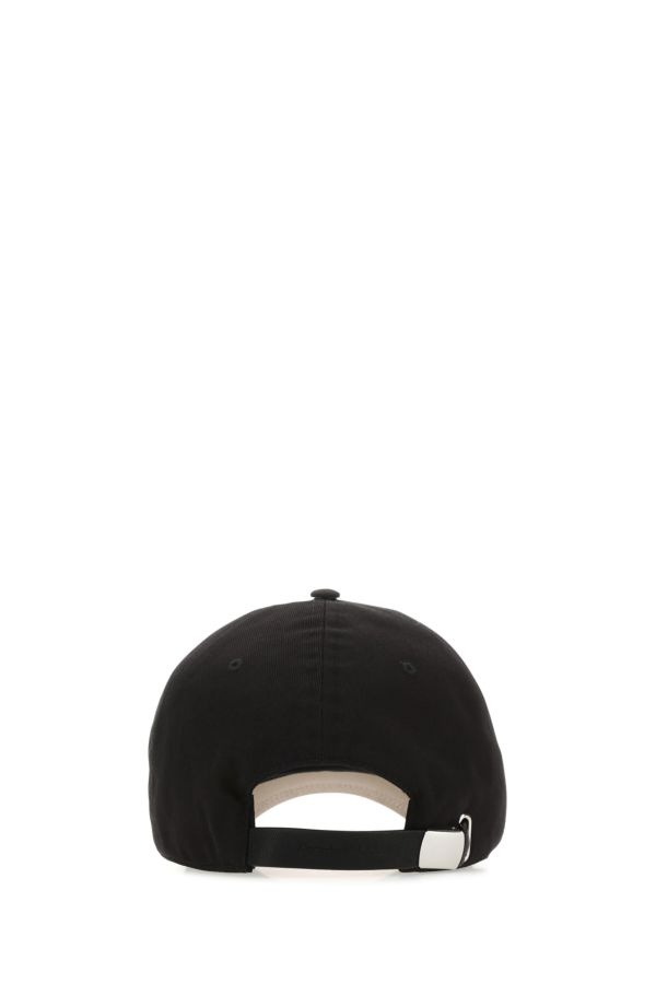 ALEXANDER MCQUEEN Black Cotton Hat - 3