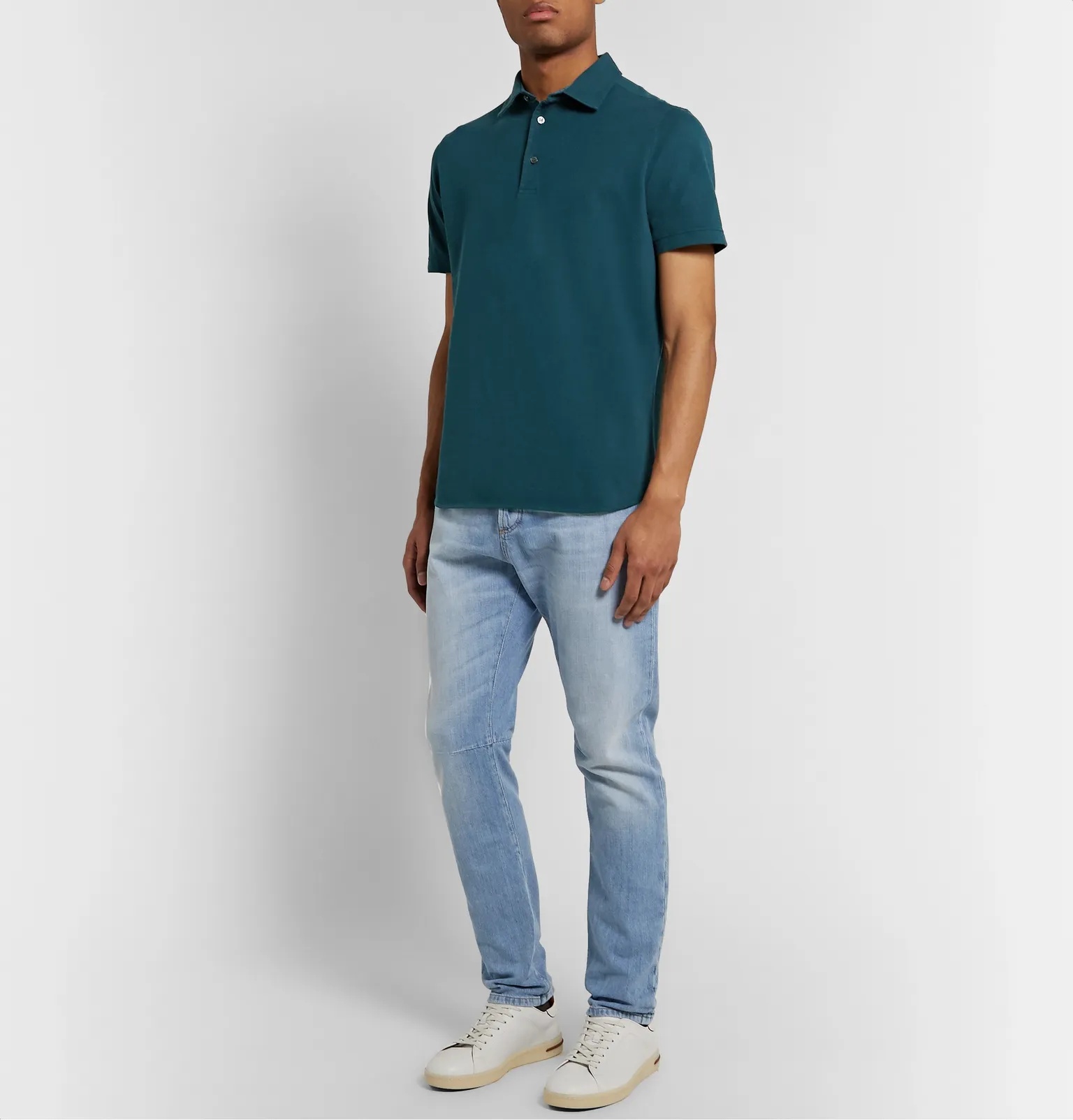 Cotton-Piqué Polo Shirt - 26