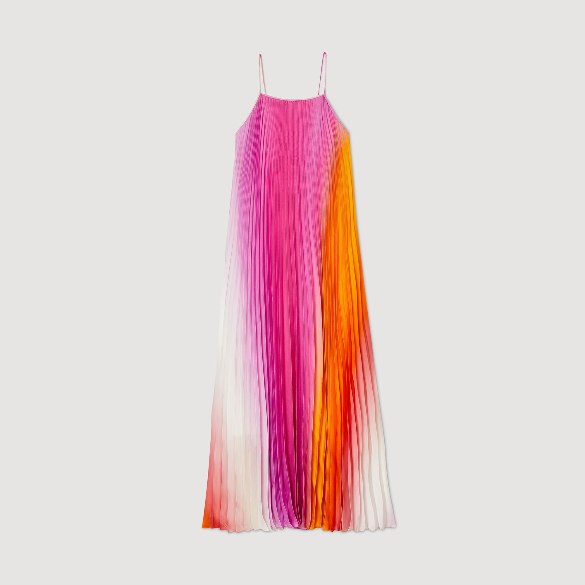 SUNRAY-PLEATED MAXI DRESS - 1
