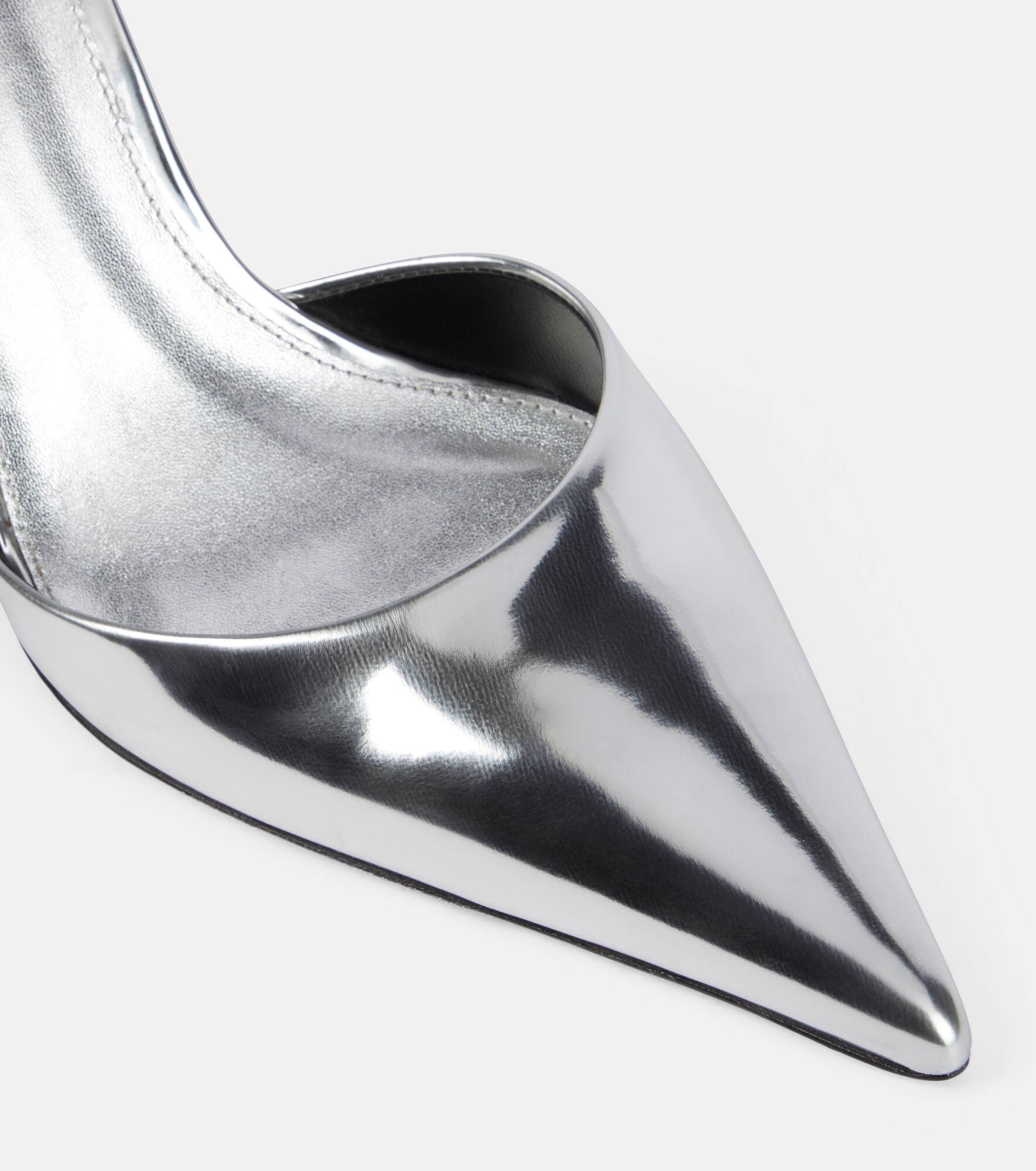 Slash 85 mirrored leather pumps - 5