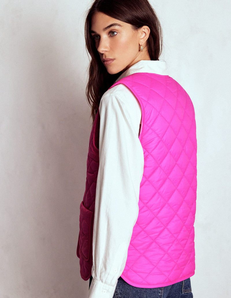 Clerkenwell Reversible Gilet-Pink Ribbon 4