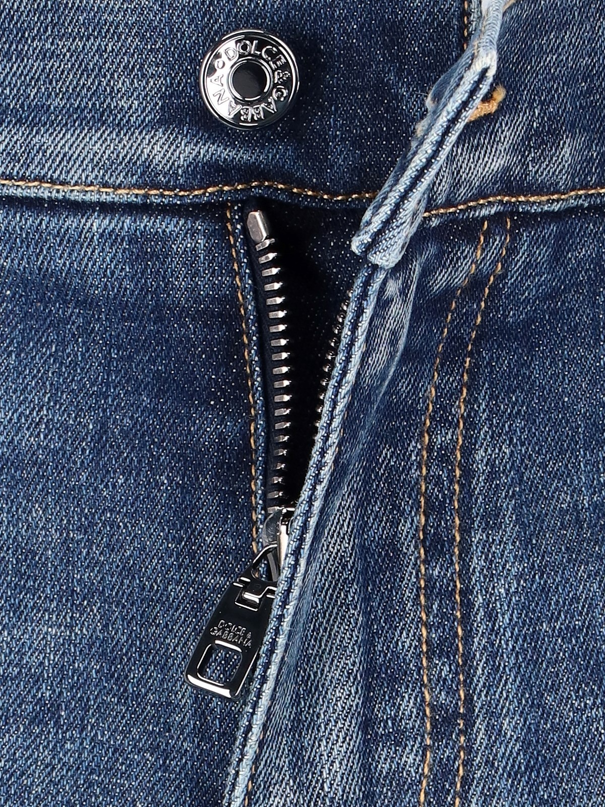 STRAIGHT JEANS USURED DETAILS - 4