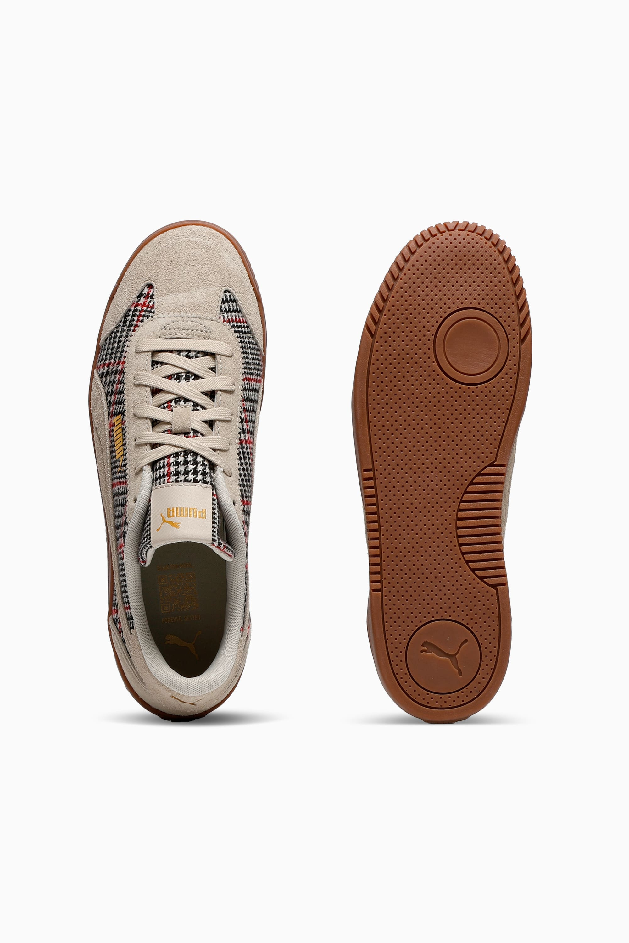 Club 5v5 Lux Plaid Men's Sneakers - 4