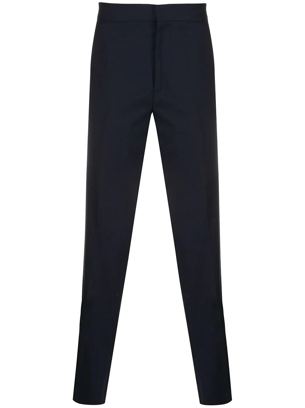 straight leg tuxedo trousers - 1