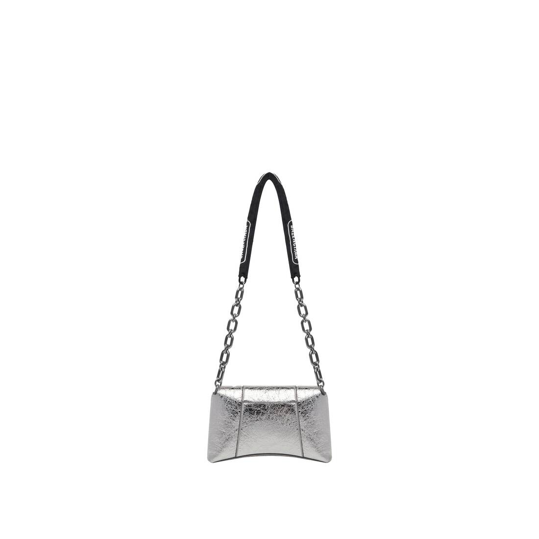 Women's Downtown Xs Shoulder Bag With Chain Metallized in Silver - 3