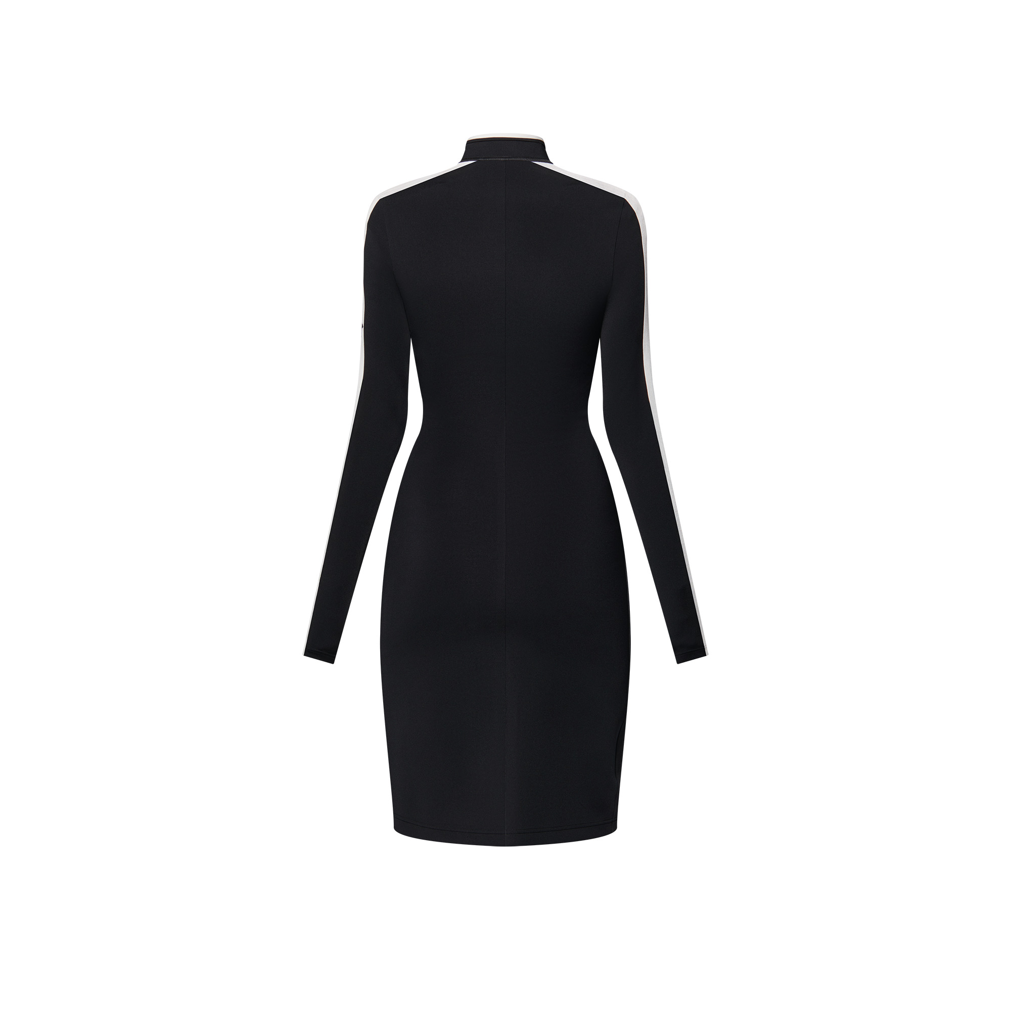 Graphic Accent Fitted Dress - 3
