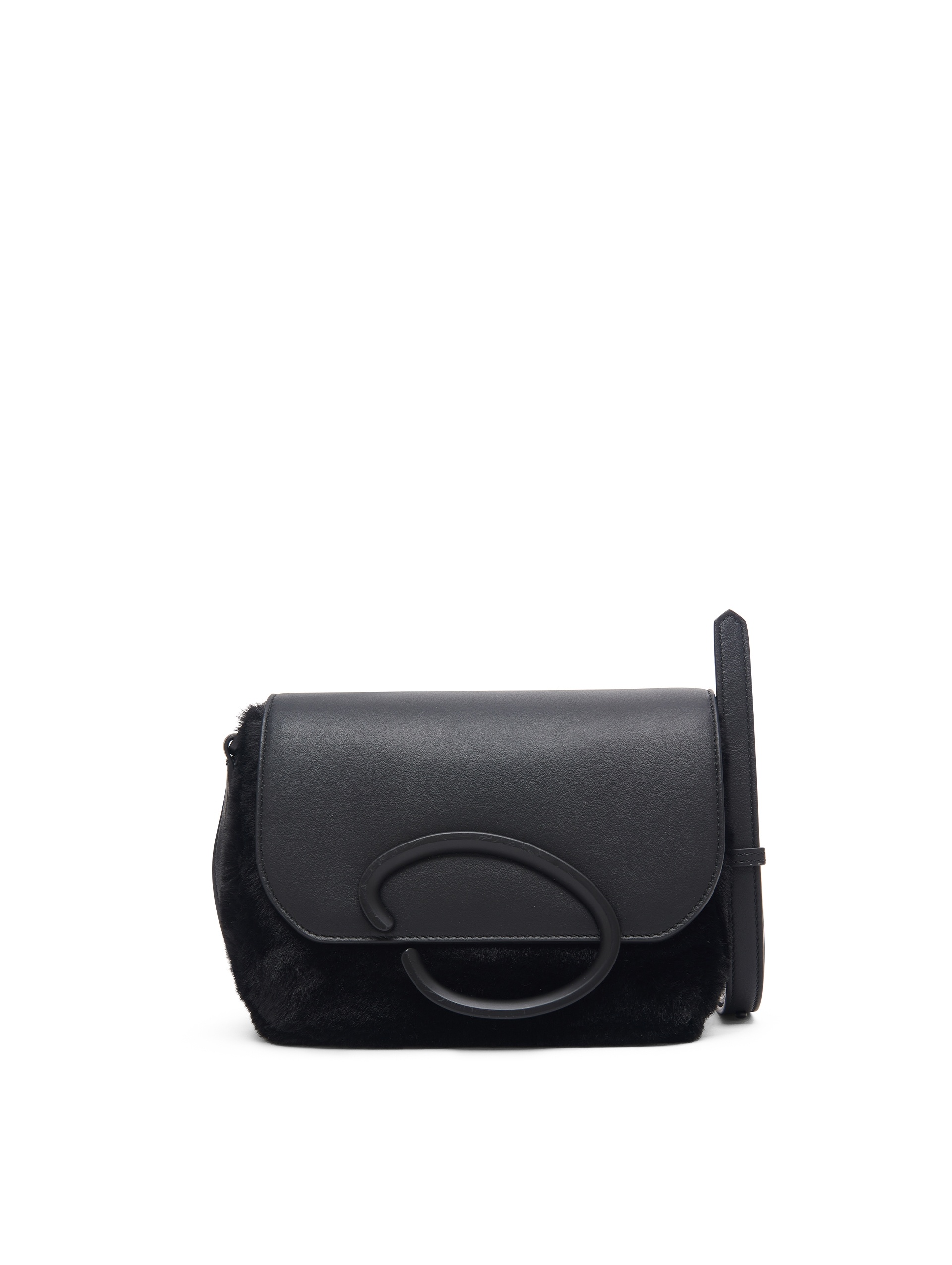 PATENT LEATHER OATH SHOULDER BAG - 1