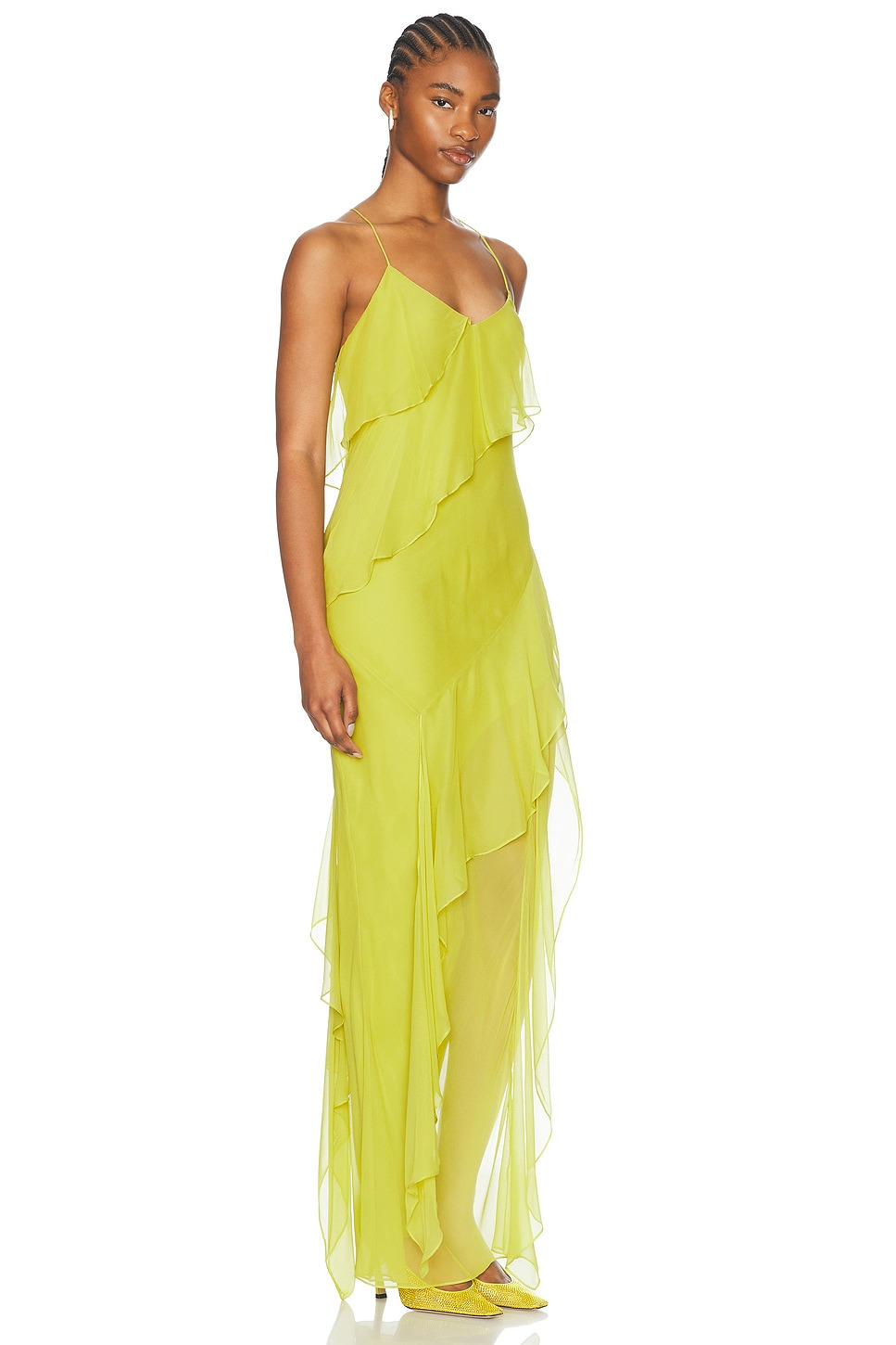 Ruffle Bias Gown - 3